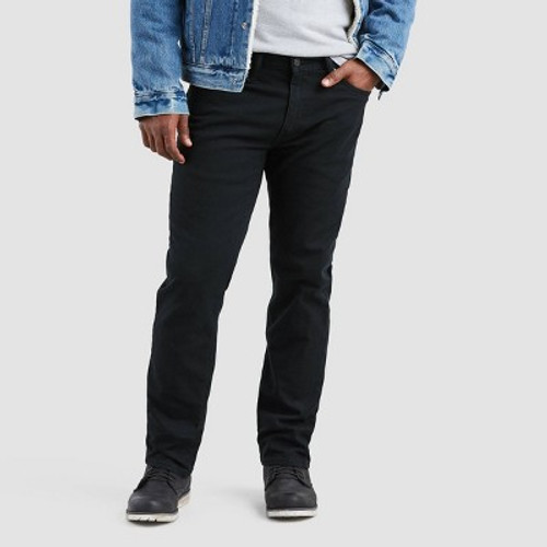 New - Levi's® Men's 541 Athletic Fit Taper Jeans - Black Denim 38x32