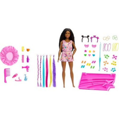 Open Box Barbie "Brooklyn" Roberts Hair Playset