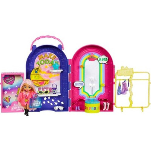 New - Barbie Extra Minis Boutique Travel Set