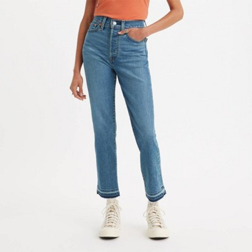 New - Levi's® Women's High-Rise Wedgie Straight Cropped Jeans - Turned On Me 26