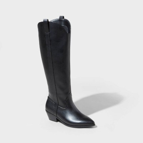 New - Women's Sommer Western Boots - Universal Thread Black 7.5