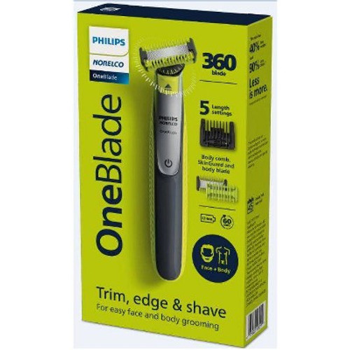 Open Box OneBlade 360 Face & Body Rechargeable Men's Electric Shaver & Trimmer
