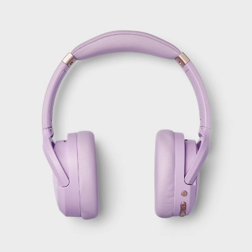 Open Box Noise Canceling Bluetooth Wireless Over Ear Headphones Lavender