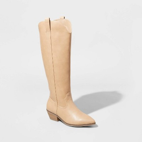 New - Women's Sommer Western Boots - Universal Thread Light Brown 6