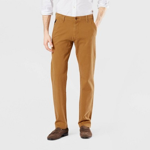 New - Dockers Men's Slim Fit Smart 360 Flex Ultimate Chino Pants - Dark Ginger Brown 30x30