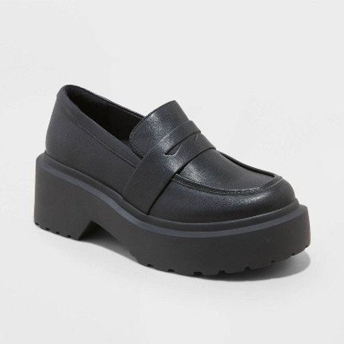 New - Women's Lacey Loafer Flats - Wild Fable Black 7.5