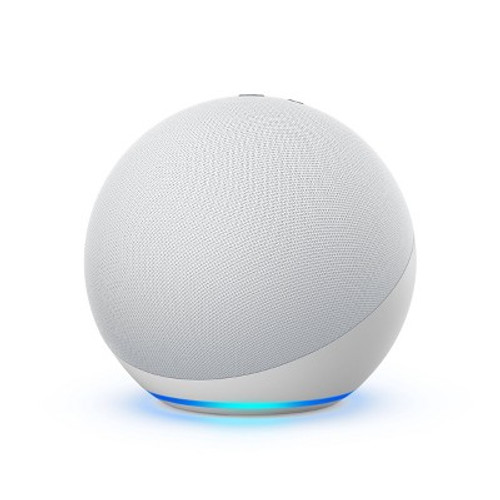 New - Amazon Echo (4th Gen) - Smart Home Hub with Alexa - Glacier White
