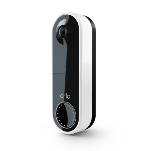 New - Arlo Essential 1080p Wire-Free Video Doorbell - White