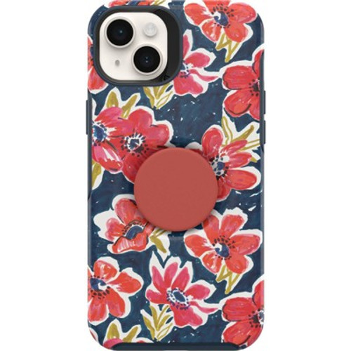 Open Box Apple iPhone 14 Plus Otter + Pop Symmetry Series Case - Flowerrama