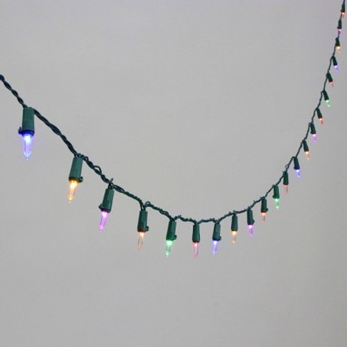 Open Box 210ct LED App Controlled Christmas String Light Dual Color Green Wire