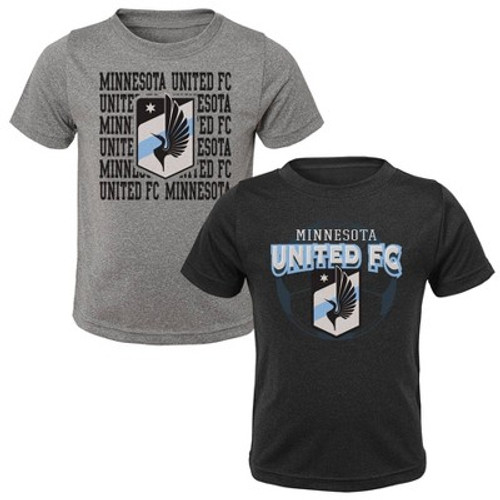 New - MLS Minnesota United FC Toddler 2pk Poly T-Shirt - 3T
