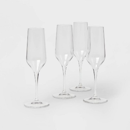 Open Box 8oz 4pk Glass Atherton Champagne Glasses - Threshold