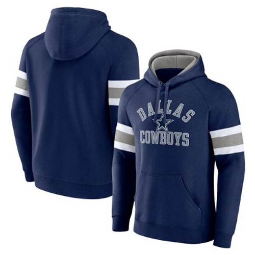 New - NFL Dallas Cowboys Men's Long Sleeve Old Relaiable Fashion Hooded Sweatshirt - M
