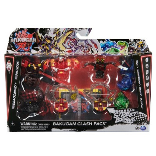 New - Bakugan Street Brawl Clash Pack Action Figure Set