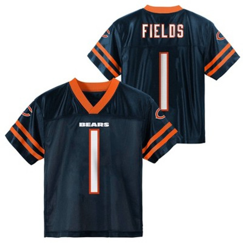 New - NFL Chicago Bears Toddler Boys' Short Sleeve Fields Jersey - 3T