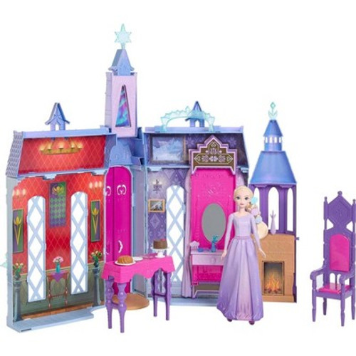 Open Box Disney Frozen Arendelle Castle with Elsa Doll