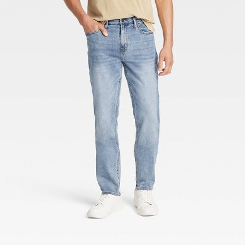 Men's Slim Fit Jeans - Goodfellow & Co Light Wash 34x30