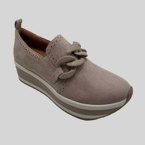 New - Mad Love Women's Maryanne Platform Loafers - Taupe 6