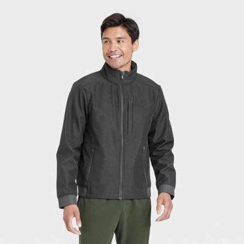New - Men's Softshell Jacket - All in Motion Heathered Gray S