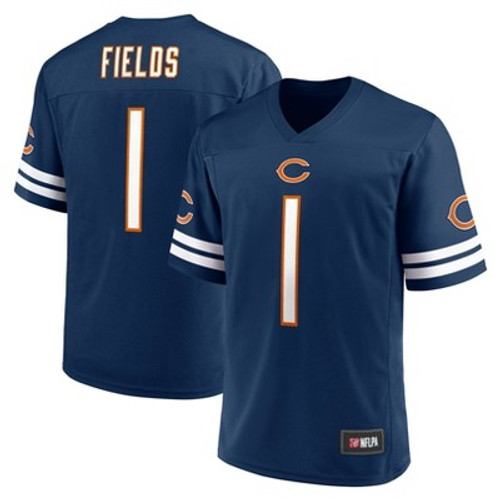 New - NFL Chicago Bears Fields #1 Men's V-Neck Jersey - XL