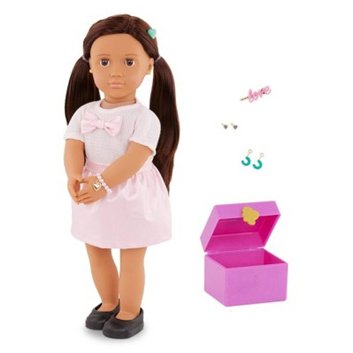 New - Our Generation Cristina 18" Jewelry Doll