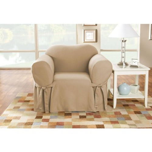 New - Duck Chair Slipcover Tan - Sure Fit