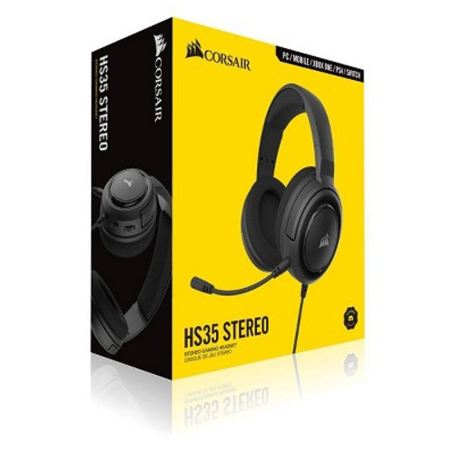 New - CORSAIR HS35 Stereo Wired Gaming Headset for Xbox One/PlayStation 4/Nintendo Switch/PC