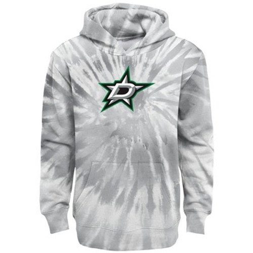 New - NHL Dallas Stars Boys' Tie-Dye Logo Hooded Sweatshirt - XL
