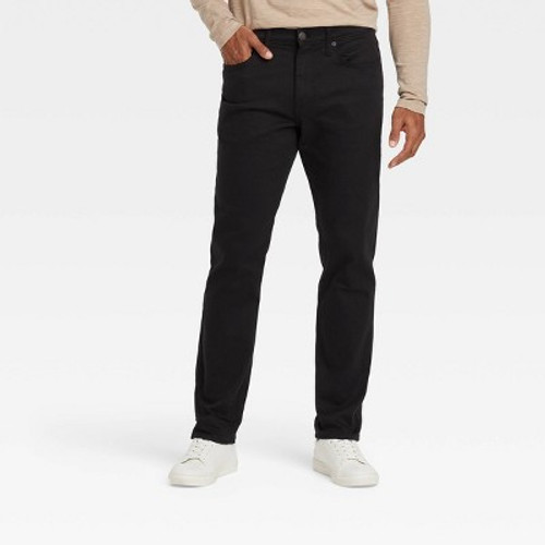 New - Men's Athletic Fit Jeans - Goodfellow & Co Black 34x32