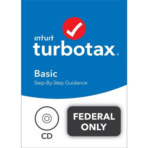 New - TurboTax Basic 2021 Tax Software - Physical Disk