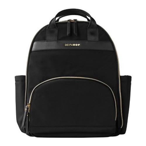 New - Skip Hop Envi-Luxe Eco Diaper Bag Backpack - Black