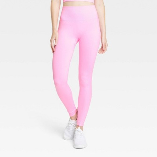 Women's Seamless High-Rise Leggings - All In Motion Pink M