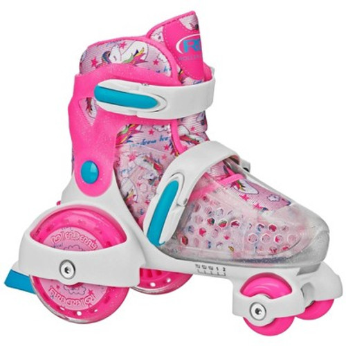 New - Roller Derby Sport Kids' Roller Skate - Unicorn Pink/White M