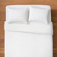 New - King Lace Border Cotton Slub Comforter & Sham Set White - Threshold Studio McGee