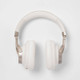 New - Active Noise Cancelling Bluetooth Wireless Over-Ear Headphones - heyday White