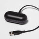 Open Box True Wireless Bluetooth Earbuds - heyday Black Tort