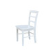 Open Box Set of 2 Madrid Ladderback Chairs White - International Concepts