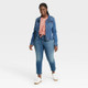 New - Women's High-Rise Slim Straight Fit Jeans - Universal Thread Medium Wash 14