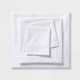 New - Twin/Twin XL 500 Thread Count Tri-Ease Solid Sheet Set White - Threshold
