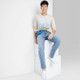 New - Men's Slim Fit Tapered Jeans - Original Use Blue Denim 34x34