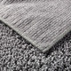 New - 24"x40" Mélange Looped Bath Rug Dark Gray - Casaluna