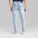 New - Men's Slim Fit Tapered Jeans - Original Use Light Wash 32x30