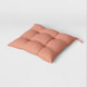 New - Tufted Seat Cushion DuraSeason Fabric Melon - Threshold