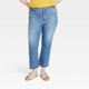 New - Women's High-Rise Bootcut Cropped Jeans - Universal Thread Medium Wash 17 Short