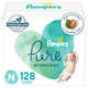 New - Pampers Pure Protection Diapers Enormous Pack - Newborn - 128ct