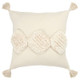 New - 20"x20" Oversize Geometric Poly Filled Pillow Square Throw Pillow Neutral - Rizzy Home