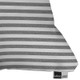 New - 16"x16" Little Arrow Design Co. Striped Square Throw Pillow Gray - Deny Designs