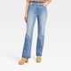 New - Women's High-Rise Vintage Bootcut Jeans - Universal Thread  Indigo 6