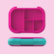 New - Bentgo Kids' Chill Lunch Box, Bento-Style Solution, 4 Compartments & Removable Ice Pack - Fuchsia/Teal