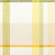 New - DuraSeason Fabric Outdoor Seat Pad Plaid Yellow/Green - Threshold